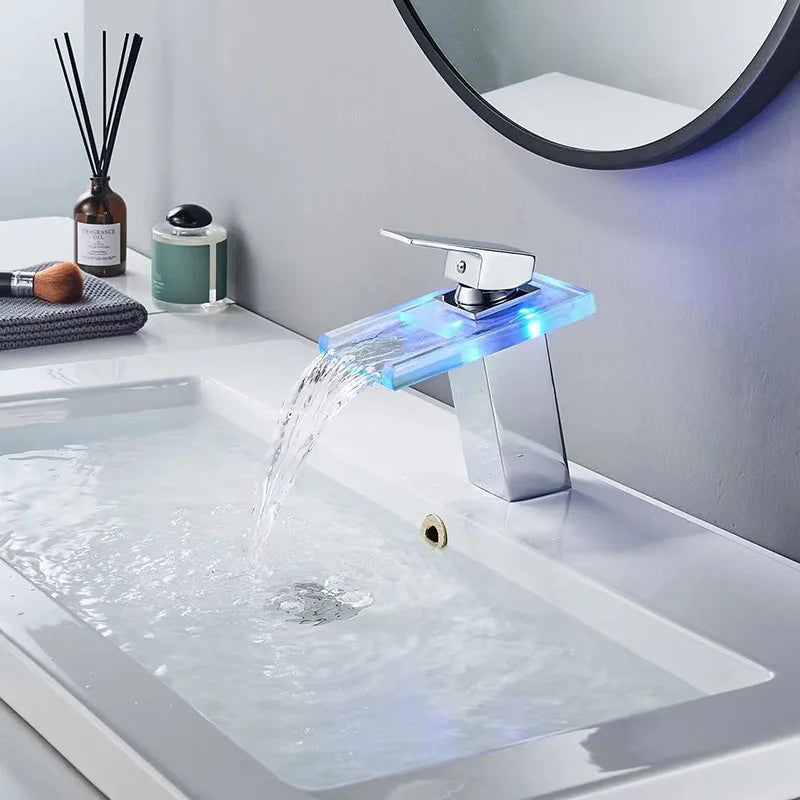 Waterfall Bathroom Faucet™. Improves Atmosphere and Comfort