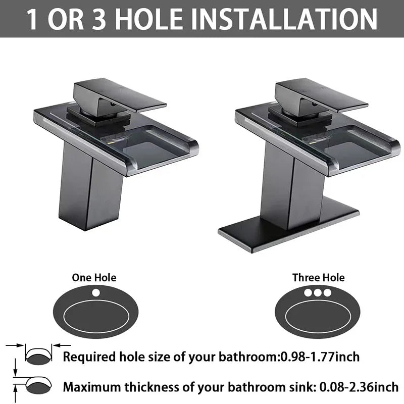 Waterfall Bathroom Faucet™. Improves Atmosphere and Comfort