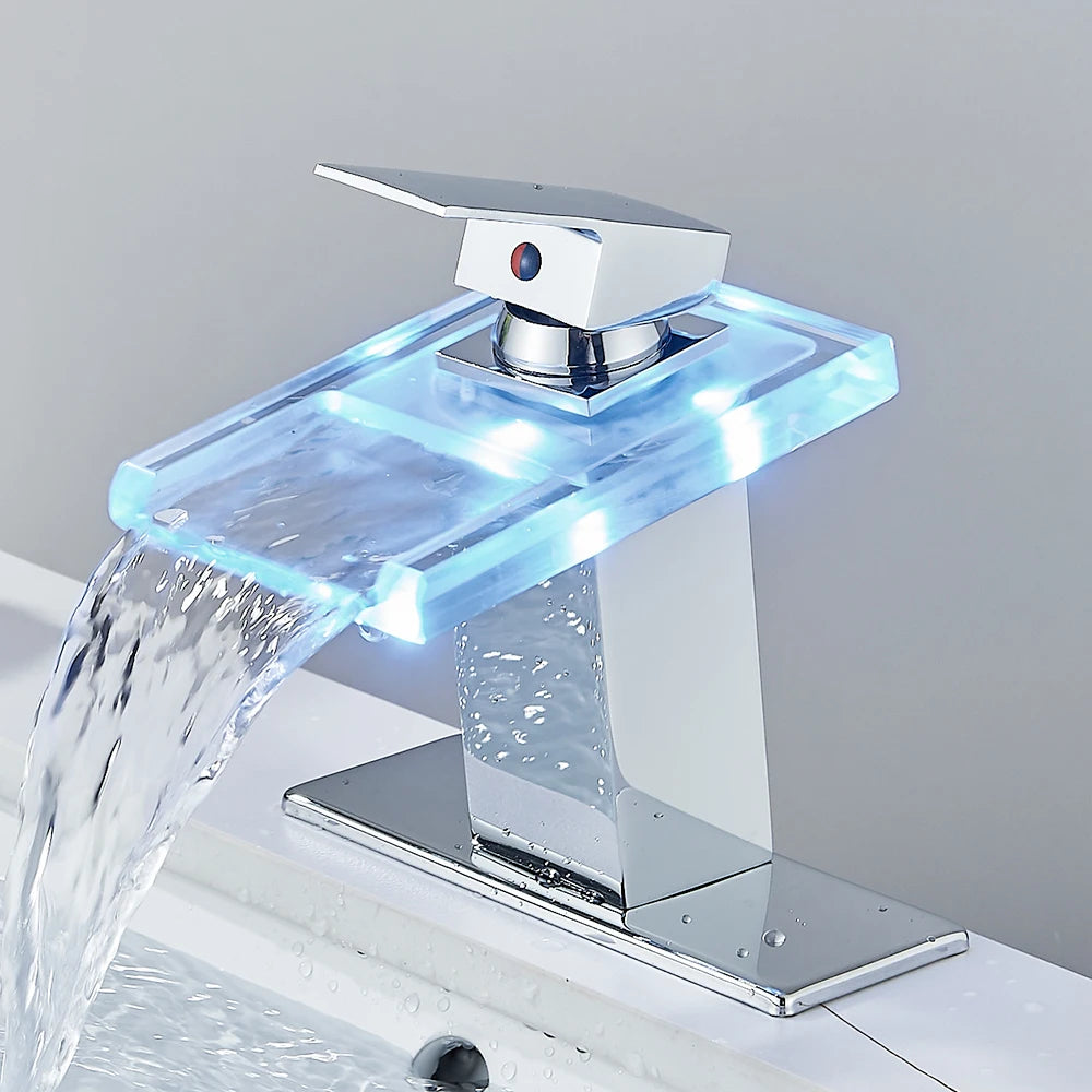 Waterfall Bathroom Faucet™. Improves Atmosphere and Comfort