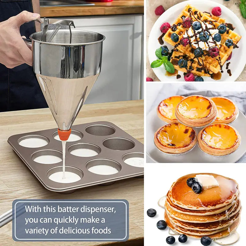 Batter Dispenser™ Effortless Baking